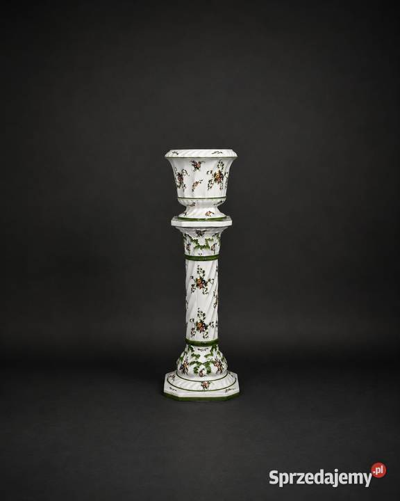 Włoski Komplet Ceramiczny Capodimonte Porcelana i szkło Poddębice