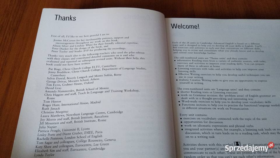 Cambridge Advanced English students book Jones pomorskie Gdańsk