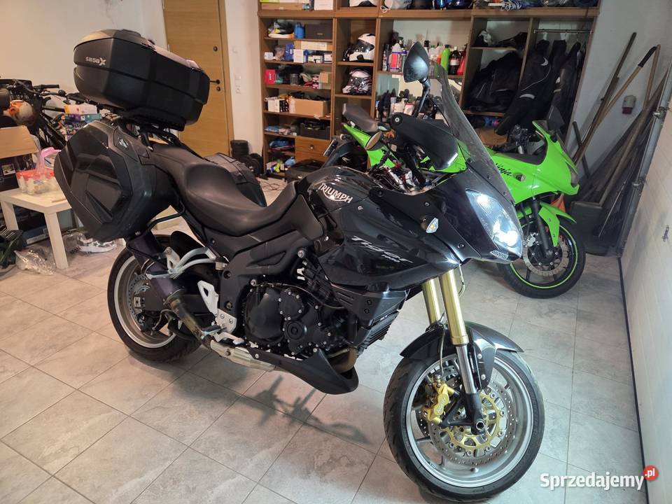 Triumph Tiger 1050 2009 trzy oryginalne kufry Turawa