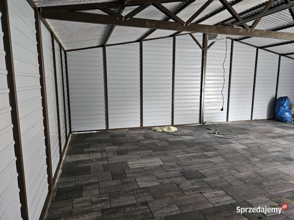 8x6 Garaze Blaszane Garaż Blaszany Blaszak 48m2 lubelskie Parczew