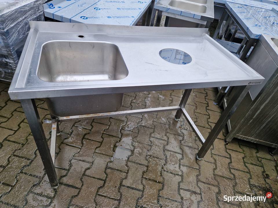ZLEW GASTRONOMICZNY 1 KOMOROWY Z OTWOREM NA wielkopolskie