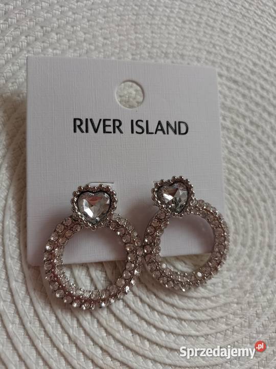 RIVER ISLAND Bogato zdobione kolczyki serca z Dla kobiet Kraków