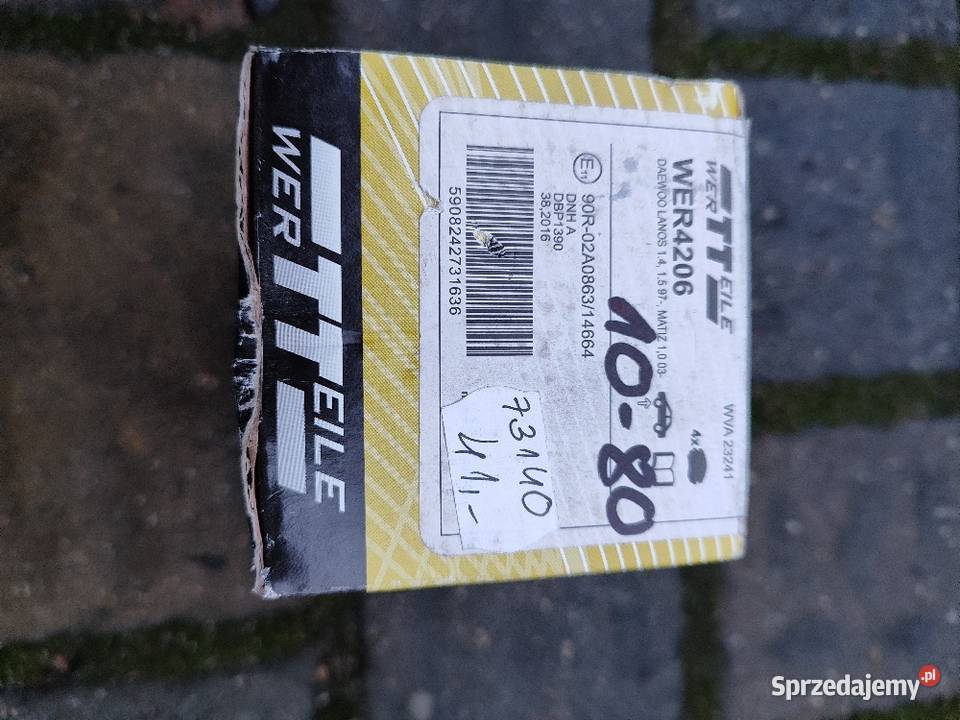 Daewoo Matiz Lanos klocki hamulcowe łódzkie Łódź