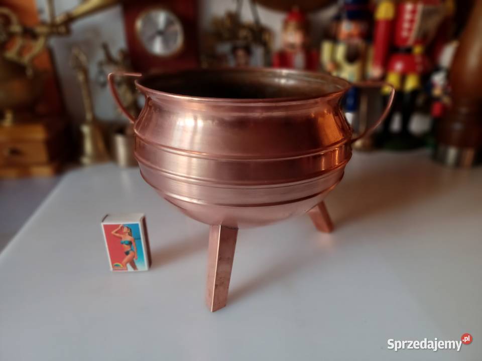 Piękna skandynawska donica Miedź Kolekcja Poznań