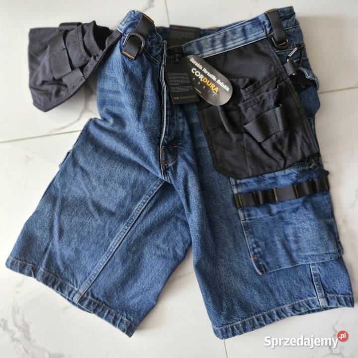 Krótkie spodenki robocze jeans rozmiar C56 Łódź