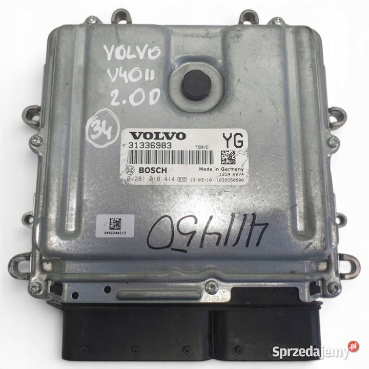 Volvo V40 II 20 D3 STEROWNIK SILNIKA komputer