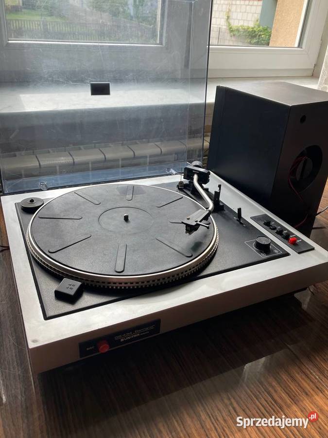 Zestaw Unitra gramofon Bernard wzmacniacz Nisko