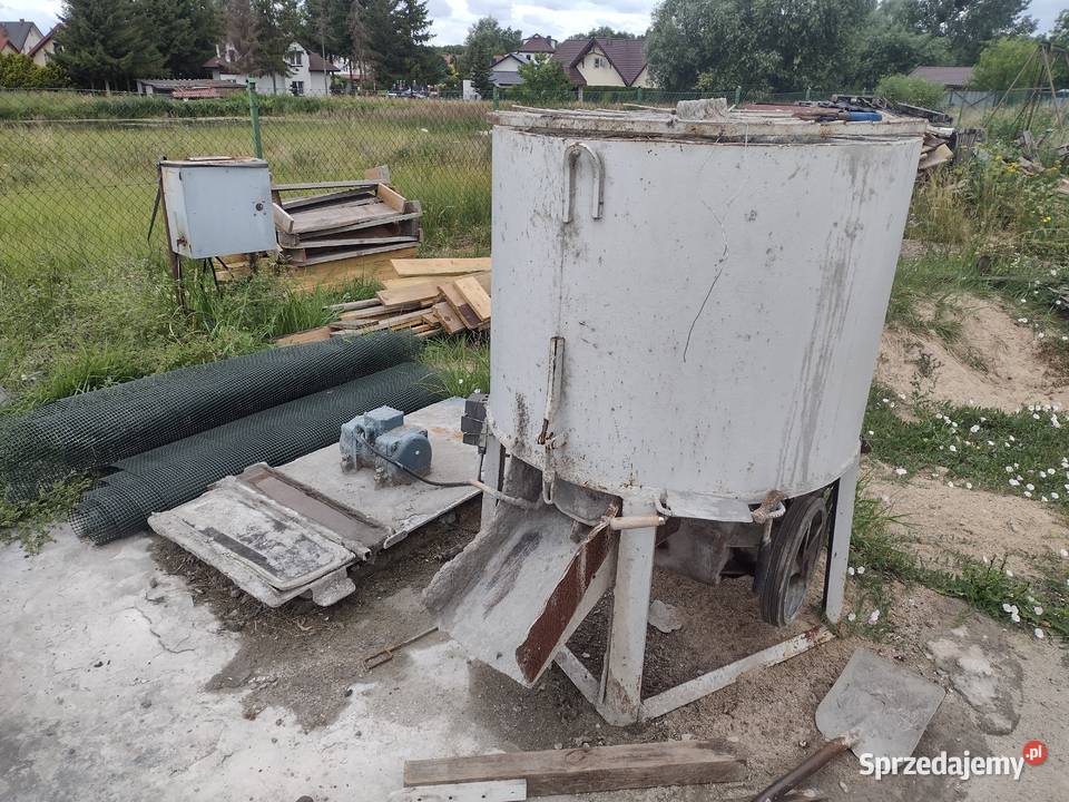 Linia do produkcji łączników betonowych na wozku Grębocin
