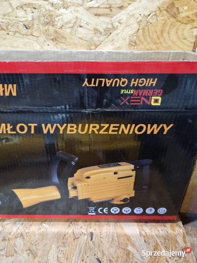 Młot wyburzeniowy ONEX o dużej mocy 2950W 65J