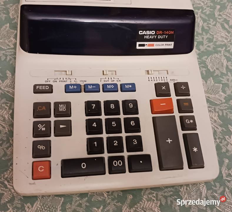 Kalkulator drukarka Casio DR 140N Borów