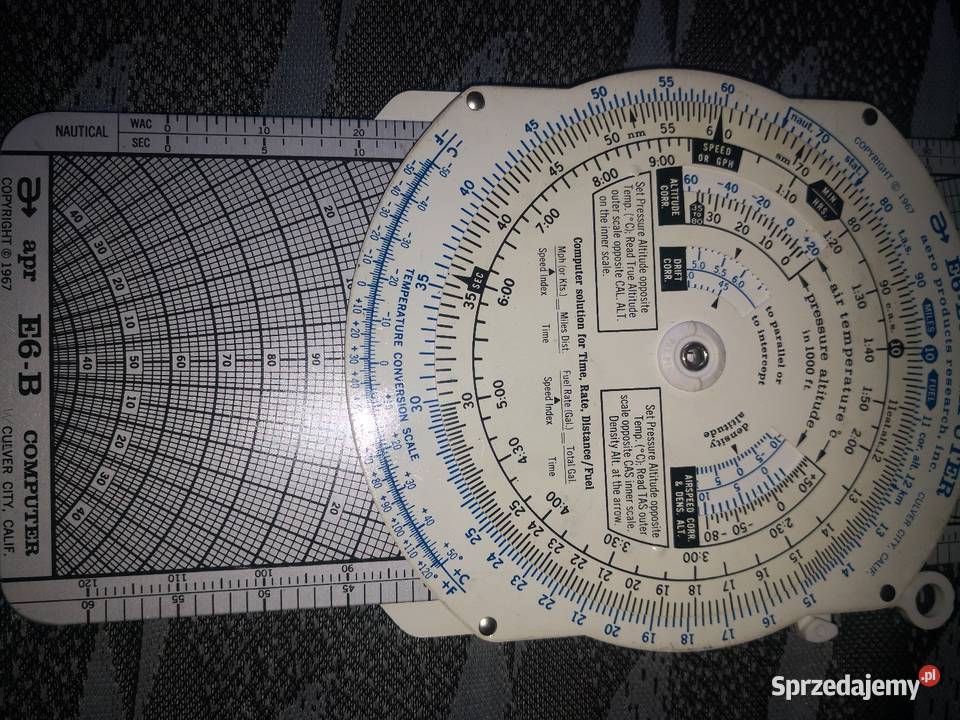 Kalkulator Lotniczy E6B mazowieckie Radom