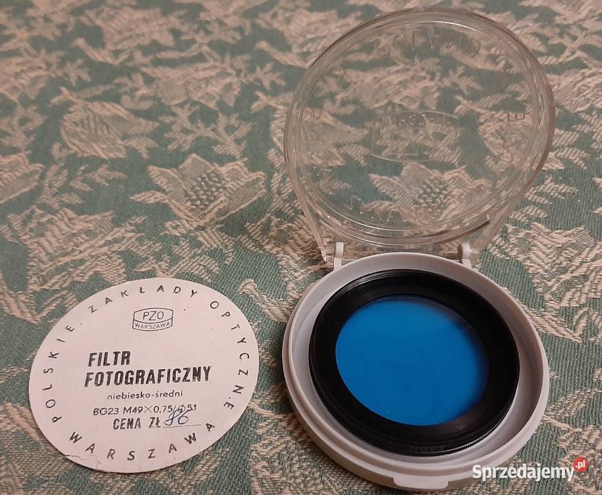 Filtr niebiesko średni PZO M49X07551 Borów