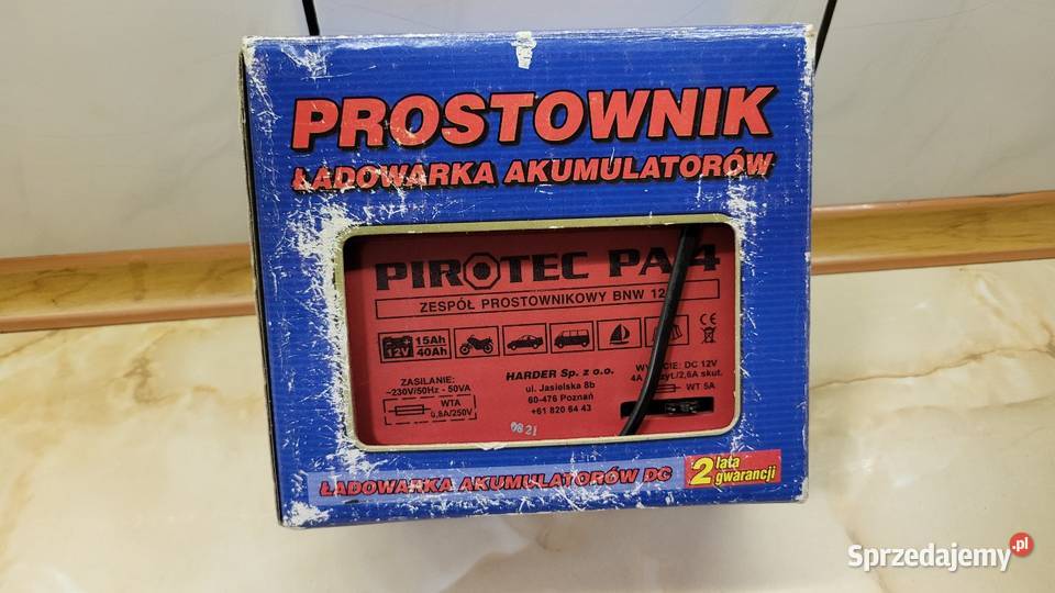 Prostownik ładowarka do akumulatorów Prostowniki i kable rozruchowe Puszczykowo