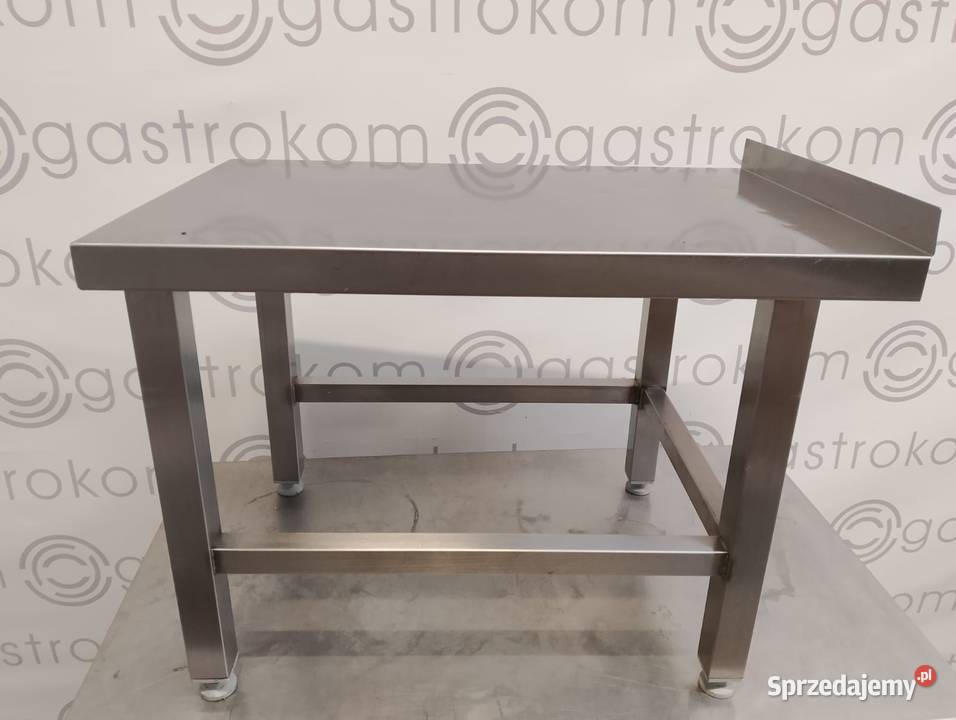 Stół ze stali nierdzewnej 47x70x50 z rantem dolnośląskie Wrocław