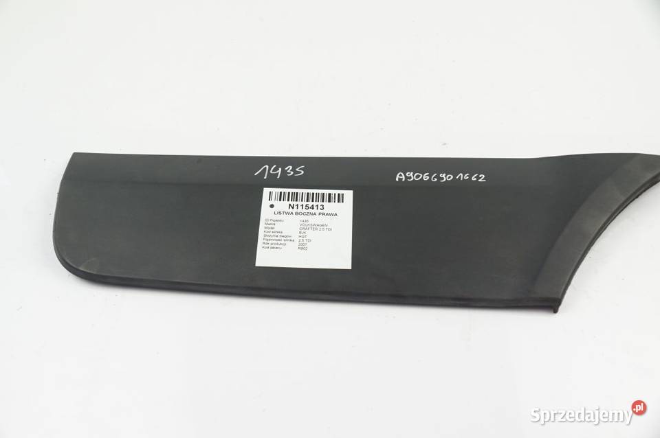 A9066901662 CRAFTER 25 TDI LISTWA BOCZNA PRAWA Lipno sprzedam
