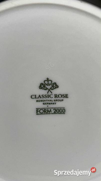 Spodek Seria Schattenrose Rosenthal Model Form Porcelana i szkło pomorskie Gdańsk