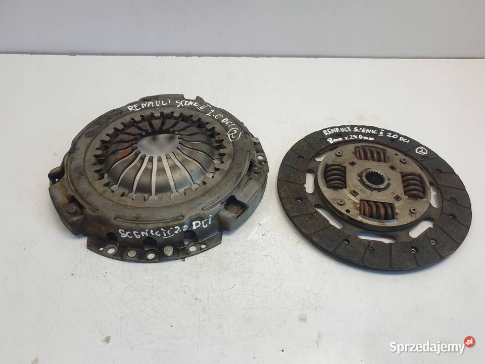 SPRZĘGŁO TARCZA DOCISK Renault Scenic II 20 DCI lubelskie sprzedam