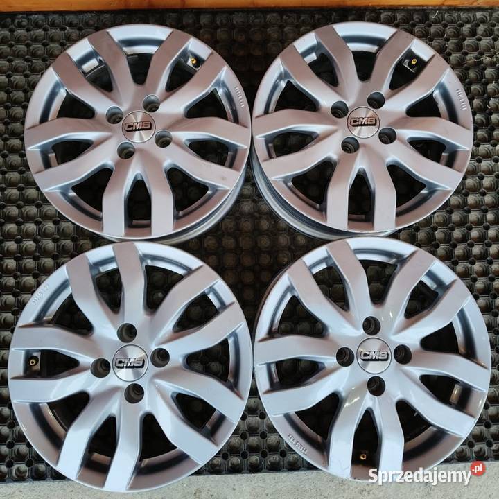 Alufelgi 4x100 15 CMS C22 aluminiowe Samochodowe małopolskie Krzyworzeka