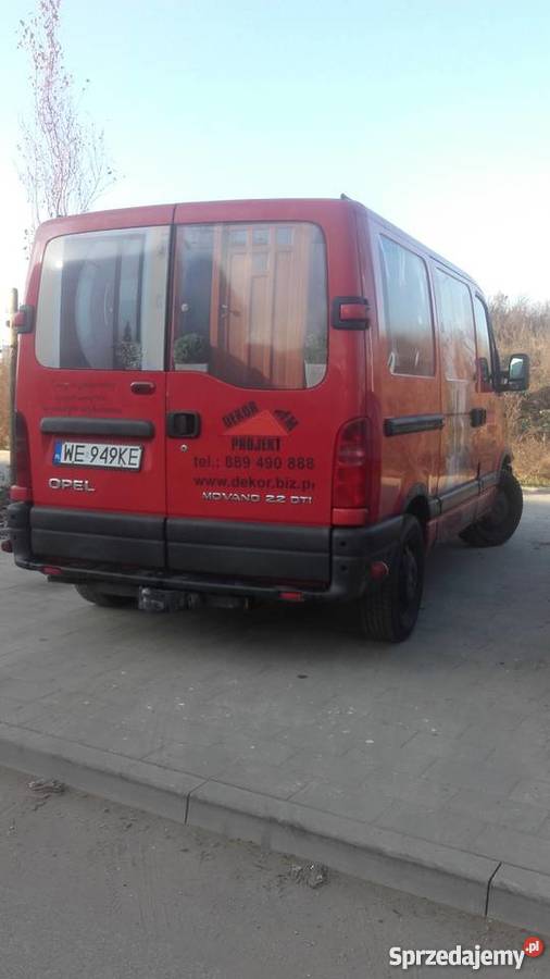 Samochód dostawczy Opel movano 2001r w stanie mazowieckie Warszawa sprzedam