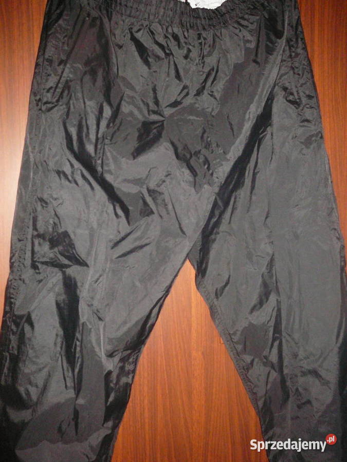 Spodnie przeciwdeszczowe czarne XXXL