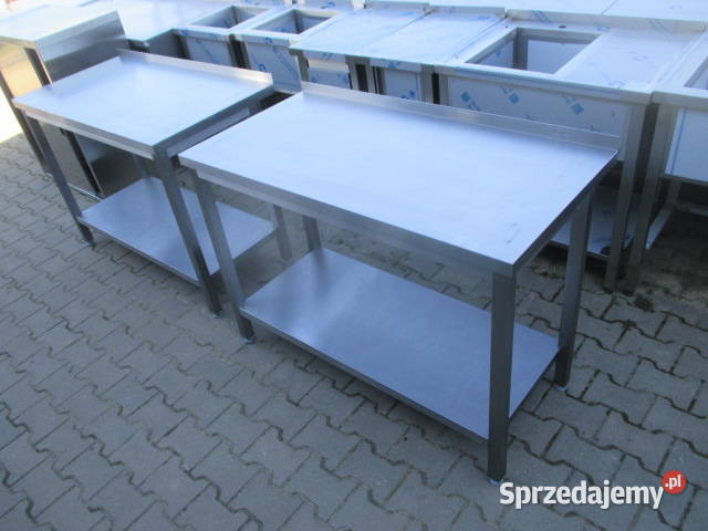 STÓŁ GASTRONOMICZNY Z PÓŁKĄ PRZYŚCIENNY 1206085 Ostrów Wielkopolski