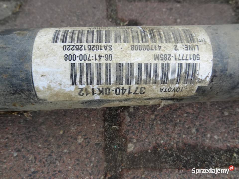 WAŁ NAPĘDOWY TOYOTA HILUX VIII 24 D 371400K112