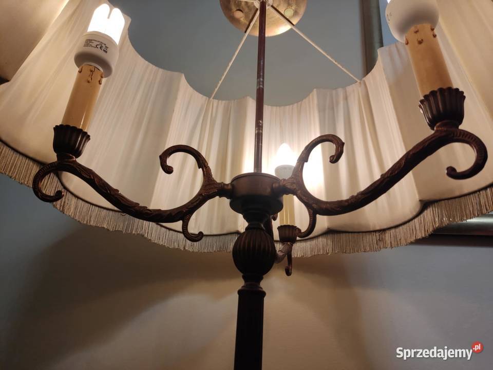 stara lampa podłogowa 3 ramiona Gorzów Wielkopolski