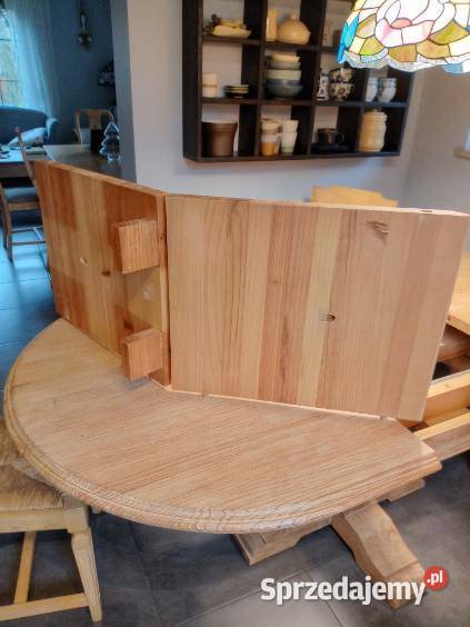 Sprzedam stół w stylu prowansalskim z drewna 98cm Spalice