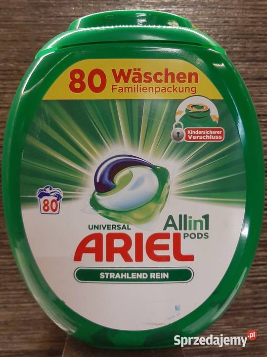 Oryginalne niemieckie kapsułki do prania Ariel Kraków
