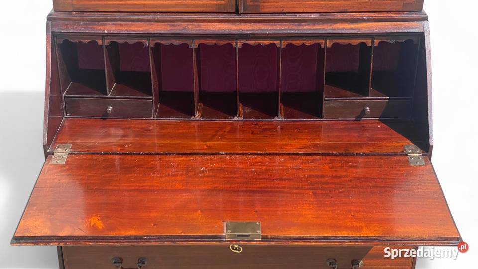 Stary angielski sekretarzyk z witryną antyk zachodniopomorskie Gryfice