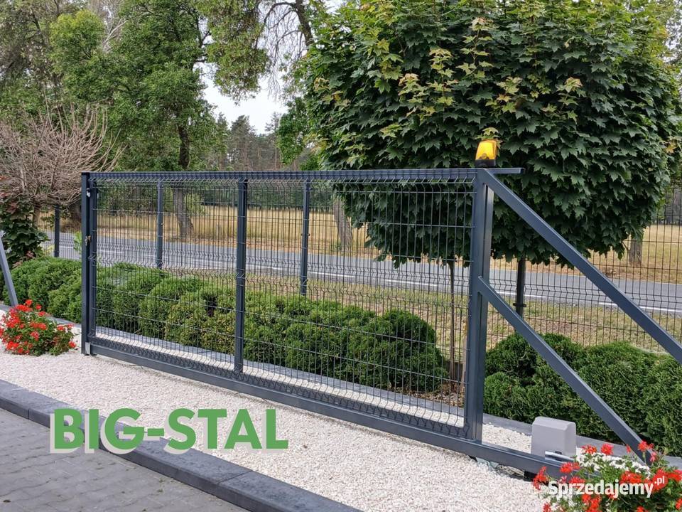 Słupki ogrodzeniowe do paneli 60x40x2300 mm Rzeczyca