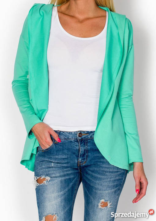 WDZIANKO PONCZO wiosenna NARZUTKA BLUZA Z Łódź