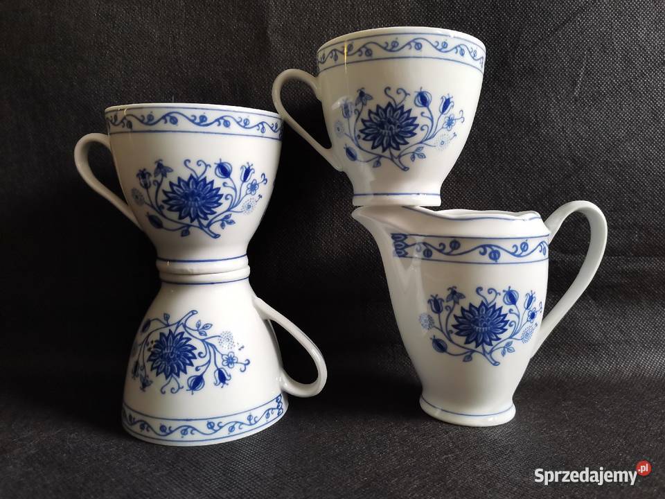 Stare filiżanki i mlecznik serwis Feston Katowice