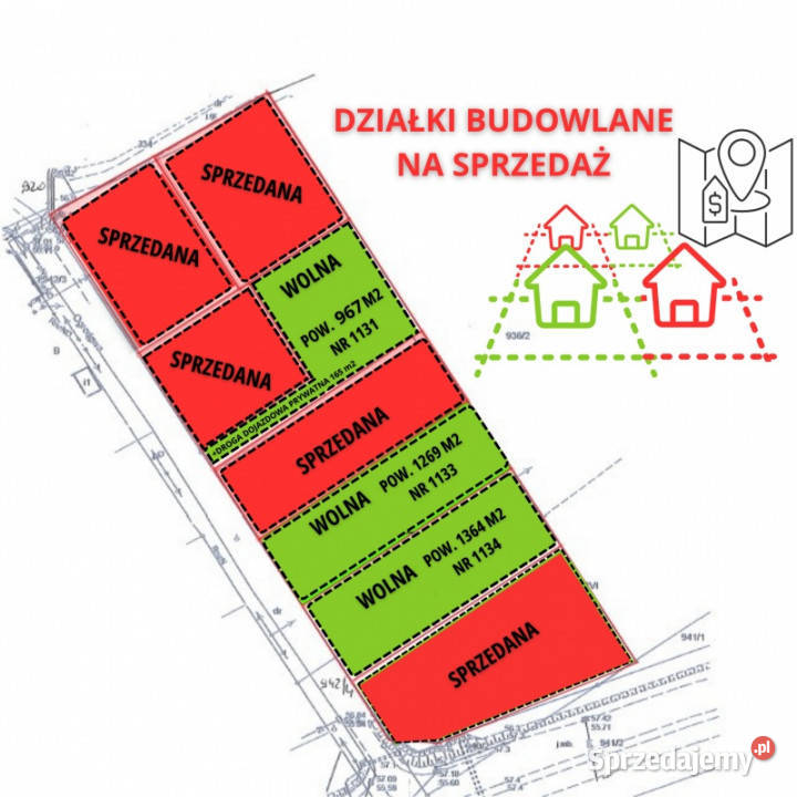 Babimost DZIAŁKI BUDOWLANE z aktualnymi