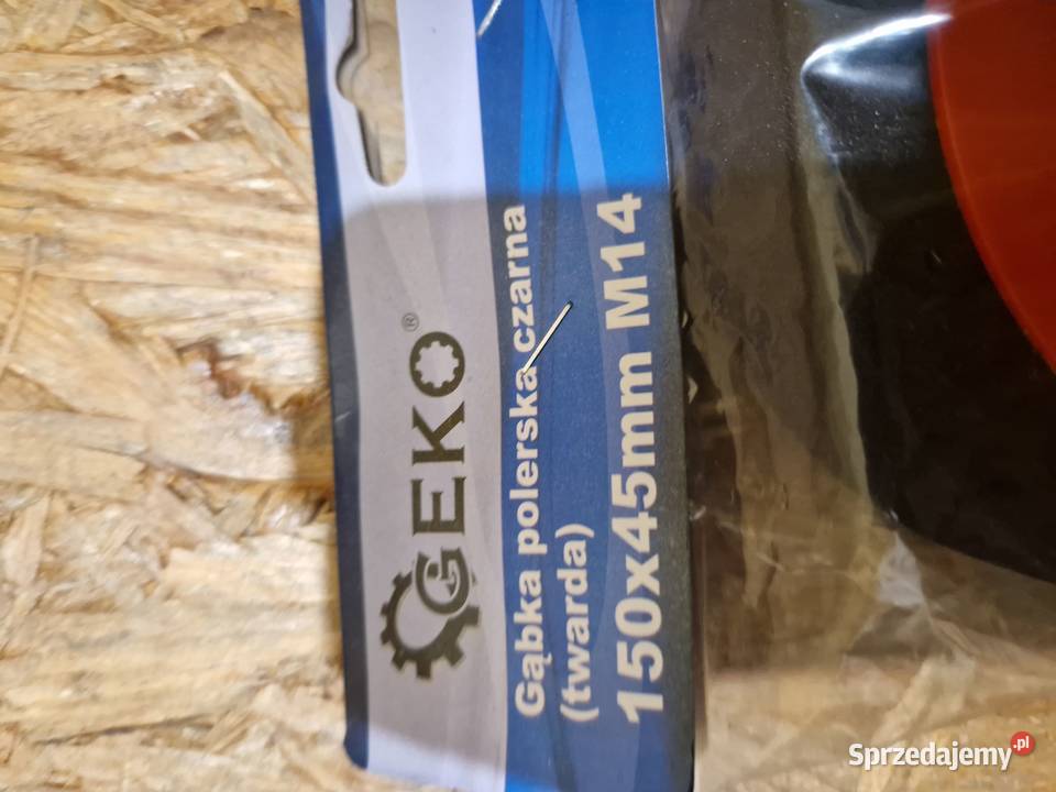 Gąbka polerska czarna 150mm x 45mm M14 twarda Głogowa sprzedam