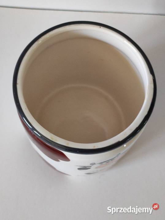 Dairy Fun kufel pojemnik ceramiczny słój słoik z sprzedam