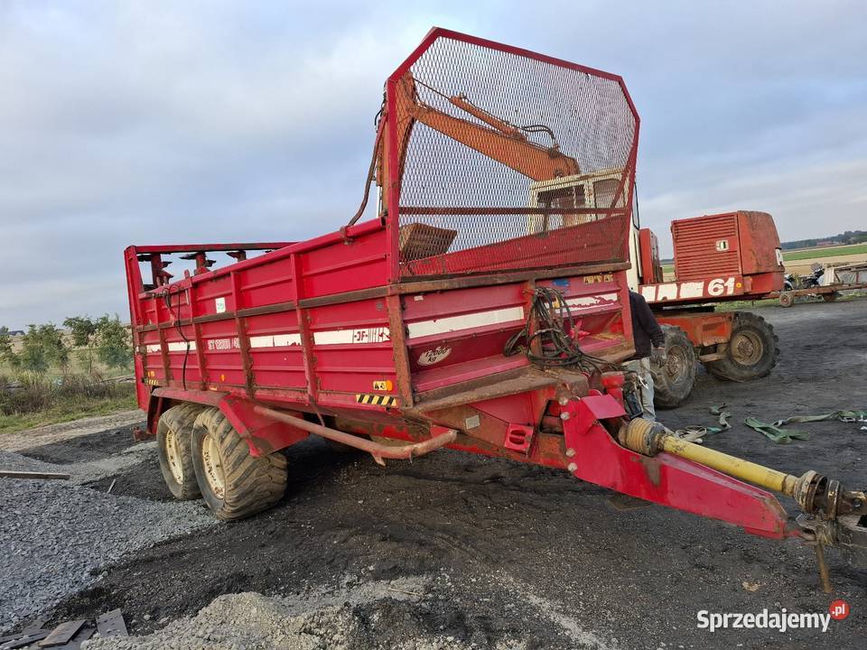 Rozrzutnik obornika rozsiewacz wapna 12 ton lubelskie Wola Trzydnicka