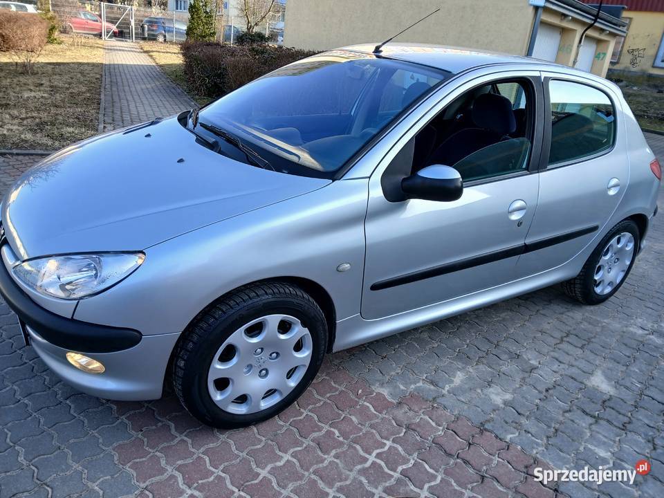 Peugeot 206 11benz20032004 bezrdzy klima srebrny 206
