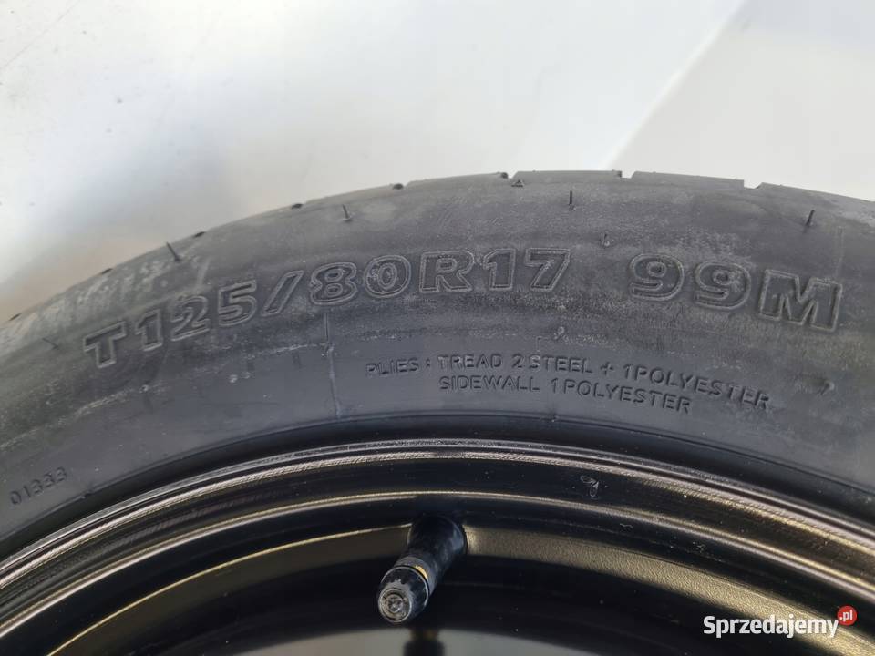 KOŁO DOJAZDOWE Volvo S80 I V70 II S60 I 12580 Opony i felgi