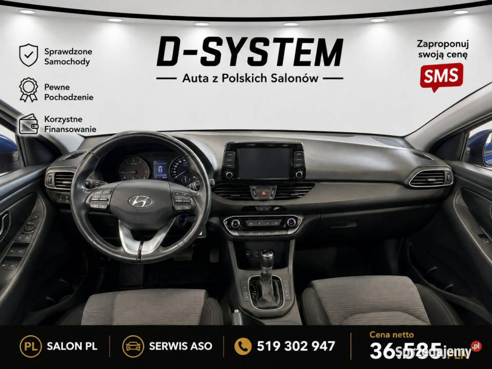 Hyundai i30 Salon Polska Automat 1Właściciel czujnik deszczu Białystok
