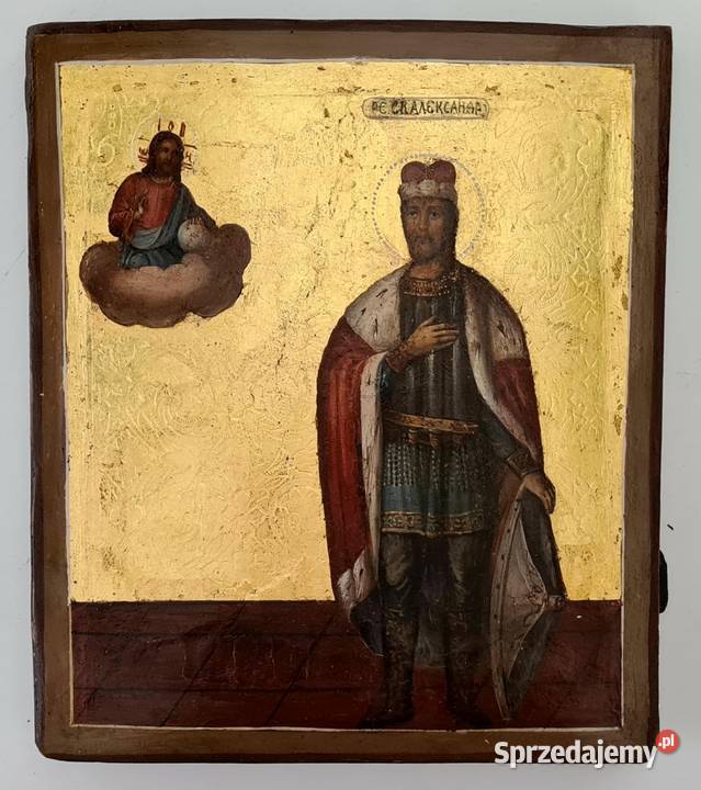 Ikona Święty Aleksander Newski 0283 Warszawa