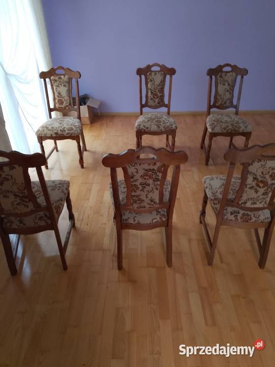 ZABYTKOWY STÓL KOMPLET Z KRZESŁAMI Gorlice sprzedam