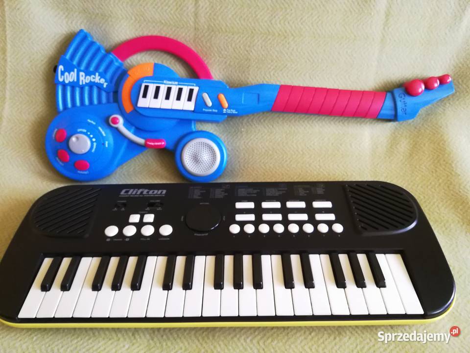 Keyboard Clifton i Gitara Cool Rocker Zabawki Szczecin