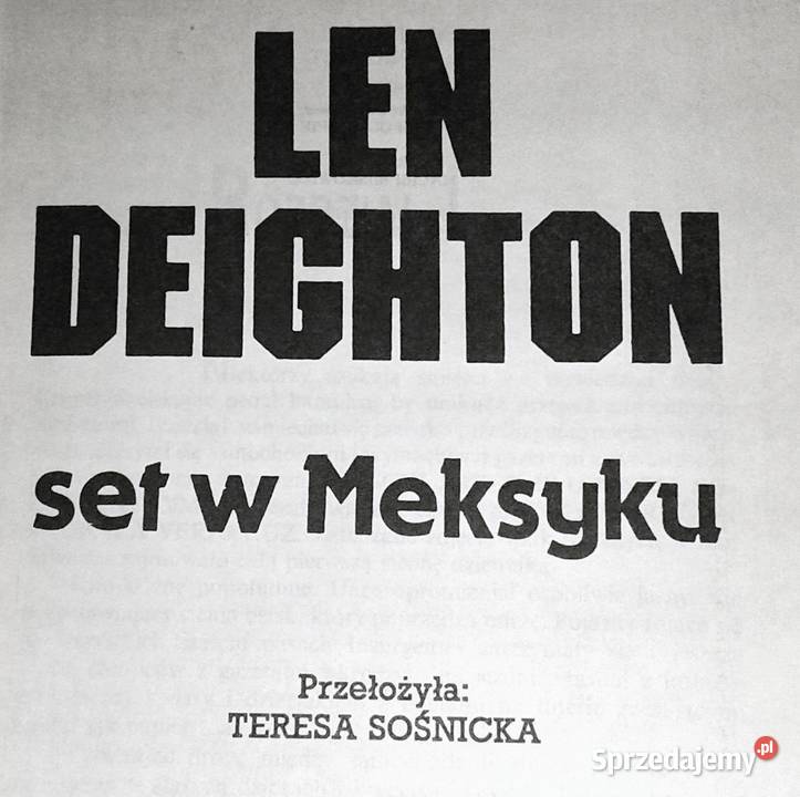 Set w Meksyku Len Deighton lubelskie Chełm