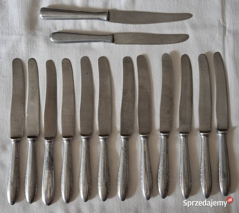 Stojadła nierdzewne stare noże uchwyty sprzedam