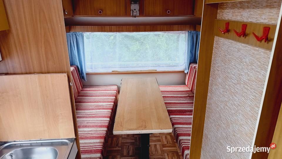 przyczepa kempingowa kemping campingowa DOMEK Międzybrodzie Bialskie sprzedam