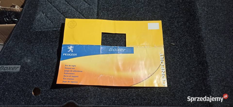 Dywaniki Peugeot BOXER NOWE ORYGINAŁ Motoryzacja sprzedam
