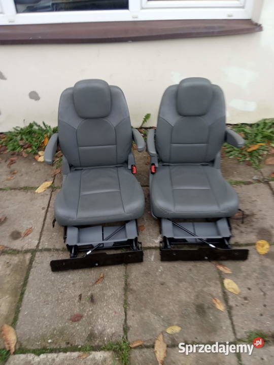 CHRYSLER GRAND VOYAGER komplet foteli skóra pomorskie Kobylnica