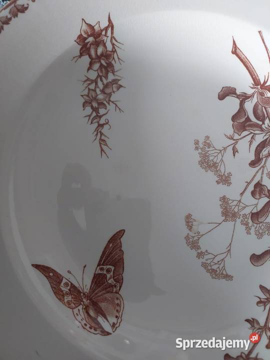 Antyczny talerz głęboki Sarreguemines UC Skwierzyna