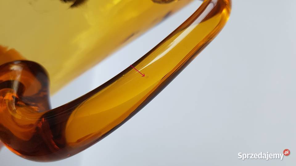 Dzban dzbanek Sarnecki Krosno kolorowe szkło PRL Dąbrowa Górnicza sprzedam